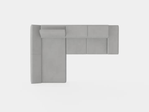 Corner Sofa Bed FLAME MINI Left 3D Модель