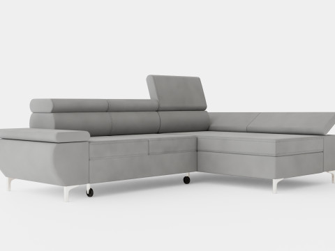 Corner Sofa Bed FLAME MINI Right 3D 모델