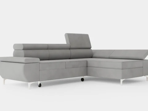 转角沙发床 FLAME MINI 右 3D 模型