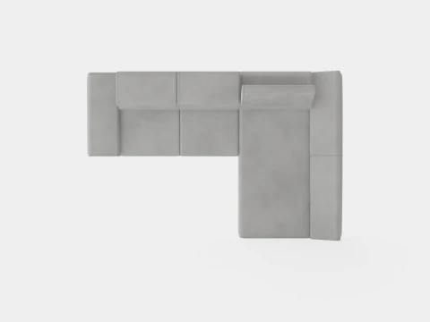 Corner Sofa Bed FLAME MINI Right 3D Model