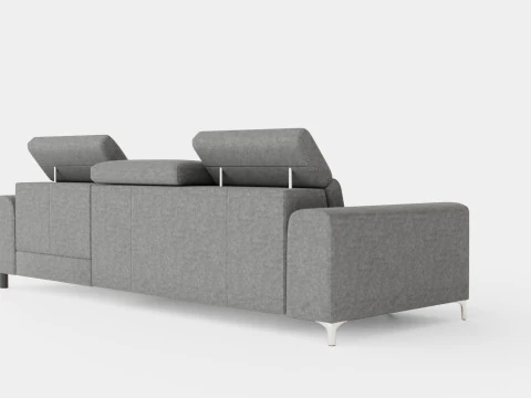 Corner Sofa Bed GIFU Right 3D Model