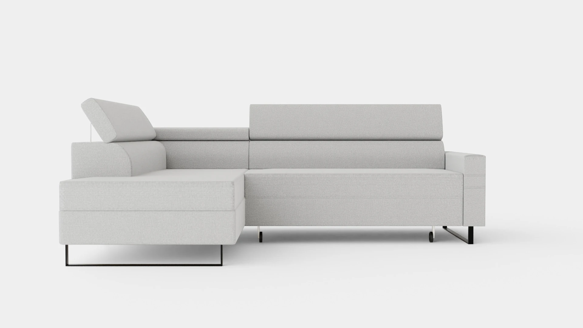 Corner Sofa Bed LIVIO Left 3D Model .c4d .max .obj .3ds .fbx .stl .blend 