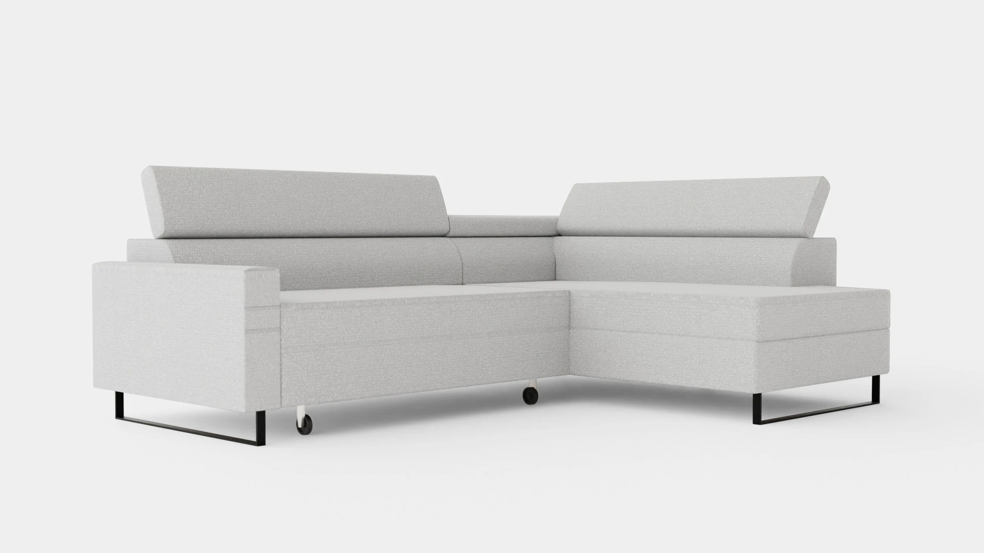 Corner Sofa Bed LIVIO Right 3D Model .c4d .max .obj .3ds .fbx .stl .blend 