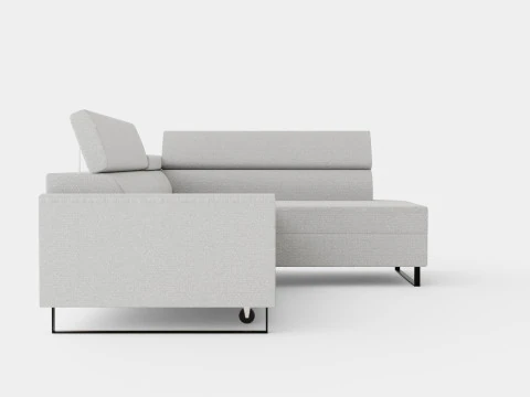 Corner Sofa Bed LIVIO Right 3D Model
