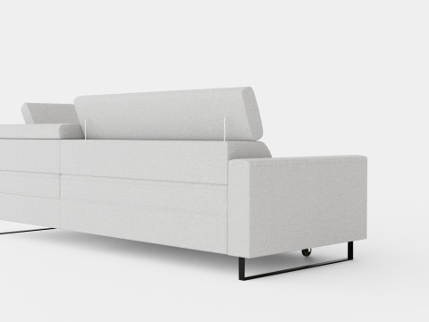 Corner Sofa Bed LIVIO Right 3D-Modell