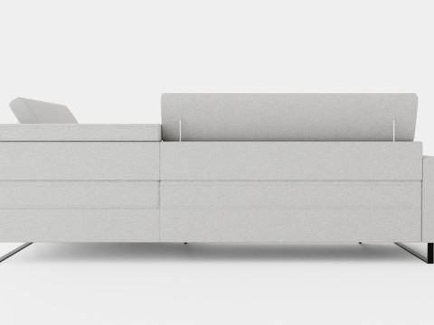 Corner Sofa Bed LIVIO Right 3D-Modell