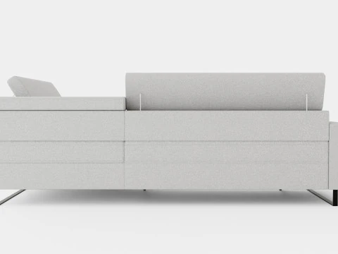 Corner Sofa Bed LIVIO Right 3D Model