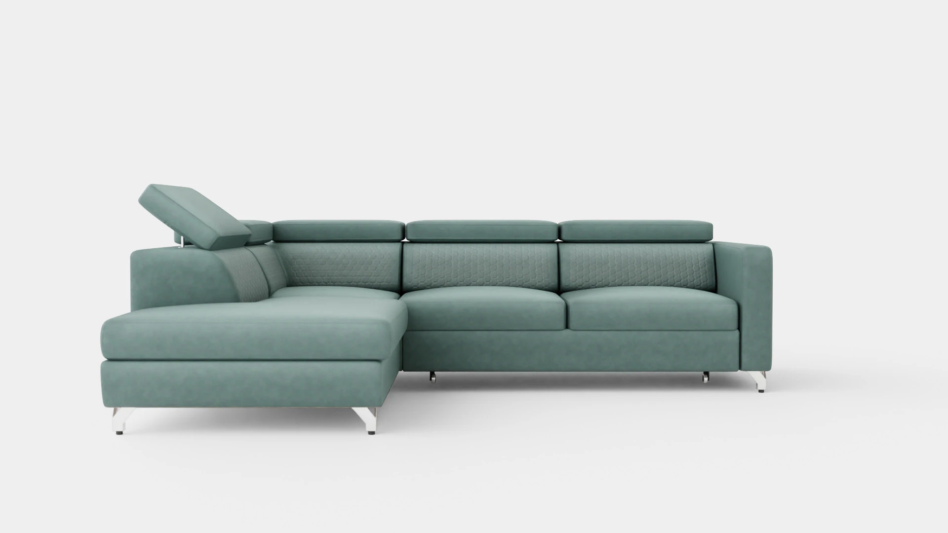 Corner Sofa Bed MANAMO Left 3D Model .c4d .max .obj .3ds .fbx .stl .blend
