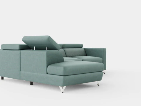 Corner Sofa Bed MANAMO Left 3D Model