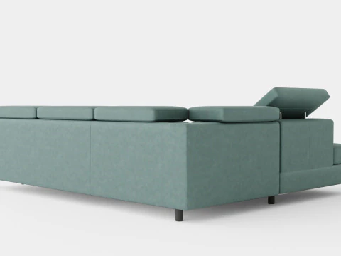 Corner Sofa Bed MANAMO Left 3D Model