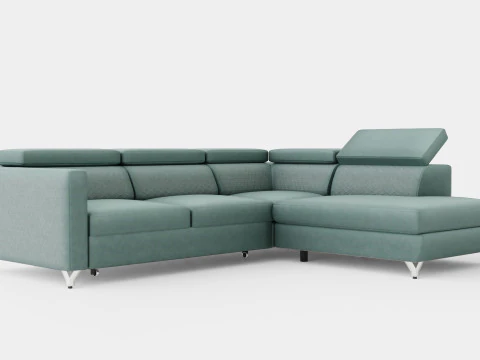 转角沙发床 MANAMO 右 3D 模型