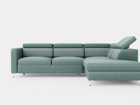 Corner Sofa Bed MANAMO Right 3D Model