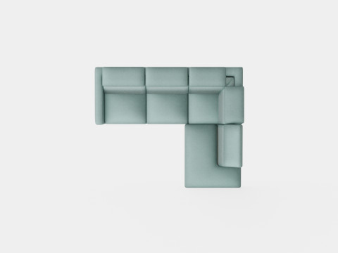 Corner Sofa Bed MANAMO Right 3D मॉडल