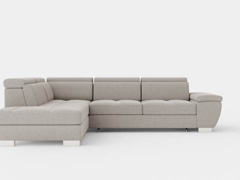 Corner Sofa Bed REGINI Left 3D 모델