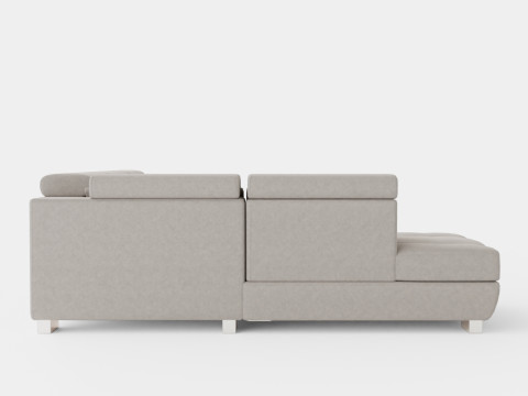 Corner Sofa Bed REGINI Left 3D-Modell
