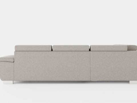 Corner Sofa Bed REGINI Left 3D-Modell