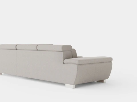Corner Sofa Bed REGINI Right 3D Model