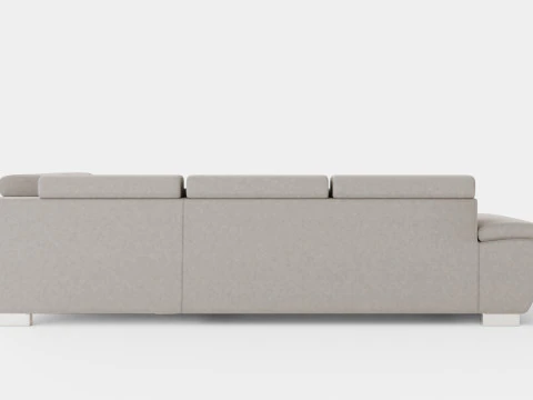 Corner Sofa Bed REGINI Right 3D Model