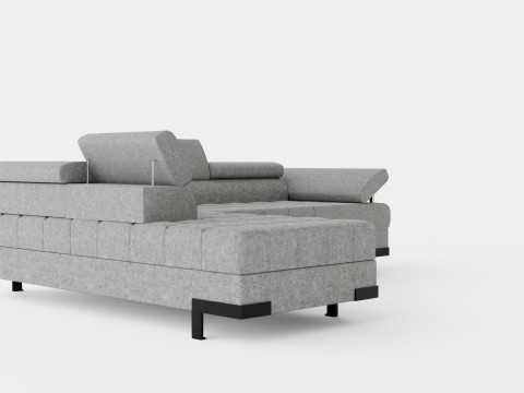 Corner Sofa Bed SELVA L Left Modèle 3D