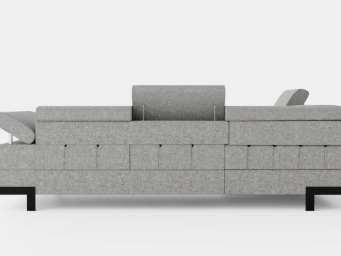 Corner Sofa Bed SELVA L Left 3D Model