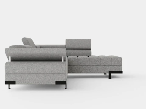 Corner Sofa Bed SELVA L Right 3D Model