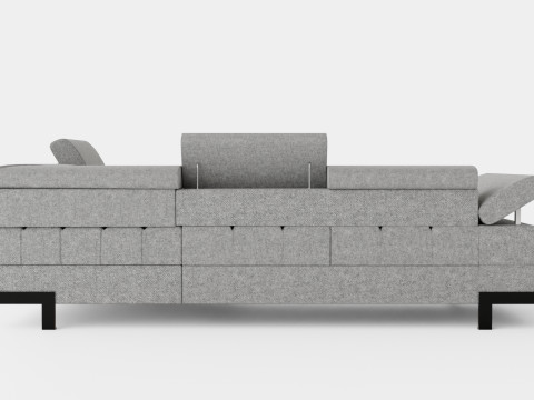 Corner Sofa Bed SELVA L Right 3D मॉडल