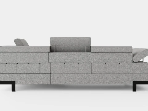 Corner Sofa Bed SELVA L Right 3D Model