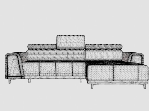 Corner Sofa VOLTA MINI Right 3D Model