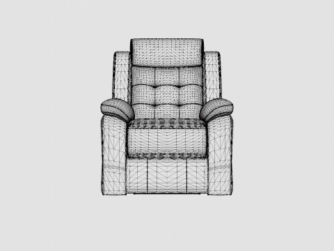 Munari Recliner chair 3D मॉडल