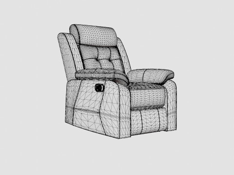 Munari Recliner chair 3D मॉडल