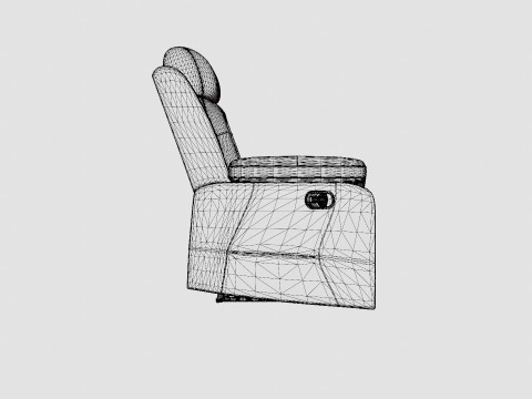 Munari Recliner chair 3D मॉडल