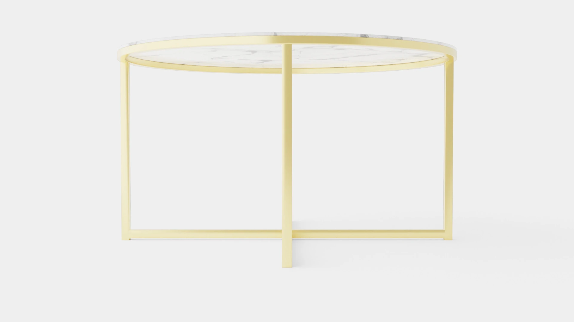 Nelly Coffee Table Around 3D Model .c4d .max .obj .3ds .fbx .stl .blend 