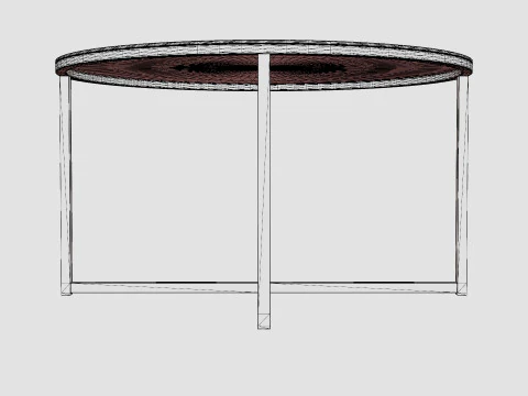Nelly Coffee Table Around 3D Model