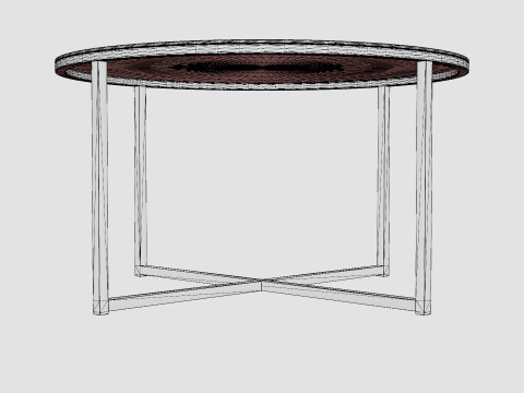Nelly Coffee Table Around Model 3D