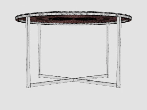Nelly Coffee Table Around 3D Model