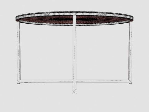 Nelly Coffee Table Around Model 3D