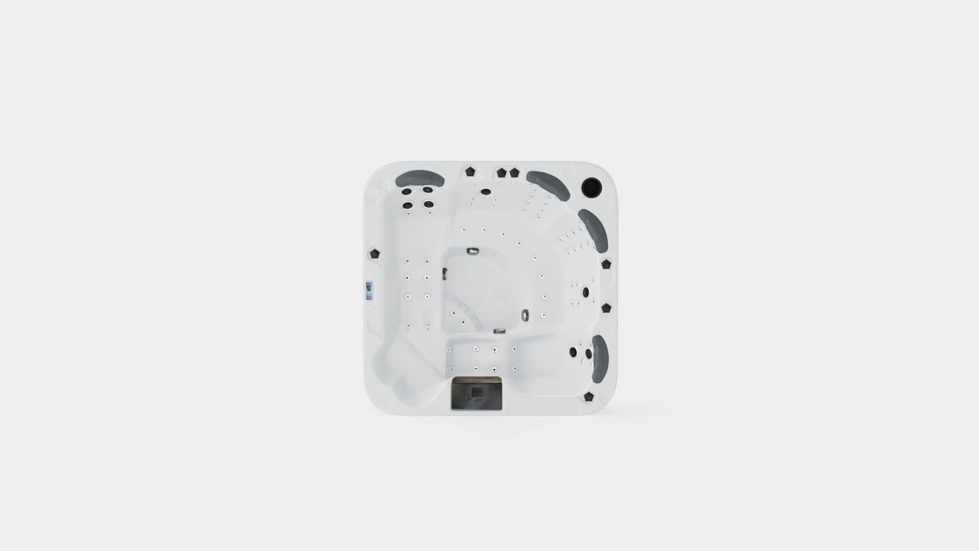 Neptune Spa Lx Pump 94 Jets 6 People White 3D Model .c4d .max .obj .3ds .fbx .stl .blend 