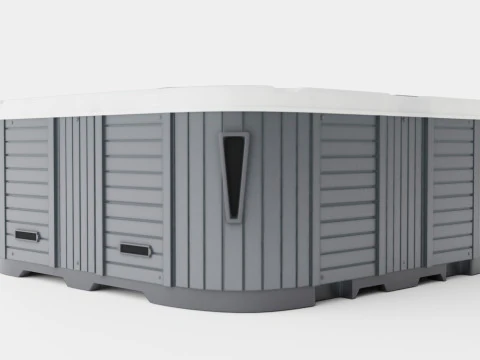 Neptunus Spa Bath 94 Jets 6 People 3D Model