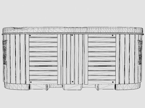 Neptunus Spa Bath 94 Jets 6 People 3D Model