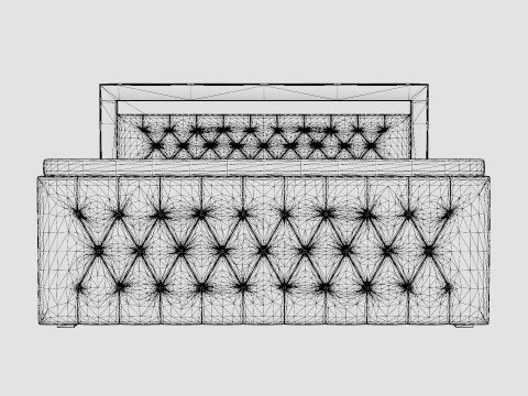 New York Bed 3D Model