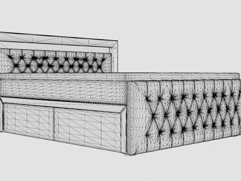 New York Bed 3D मॉडल