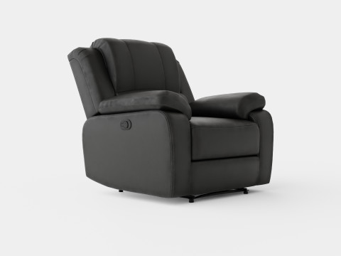 Norbo Recliner Chair Black 3D Модель
