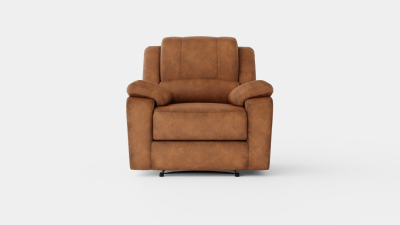 Norbo Recliner Chair Light Brown 3D Model .c4d .max .obj .3ds .fbx .stl .blend