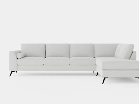 Ocean Luxury 4 Seater Sofa With Chaise Lounge Right Modello 3D