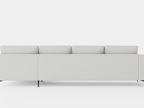 Ocean Luxury 4 Seater Sofa With Chaise Lounge Right Modello 3D