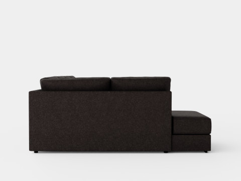Optus U Sofa With Divan Right Dark Gray Modelo 3D