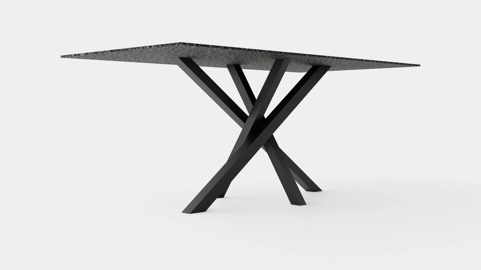 Penny Dining Table 3D Model .c4d .max .obj .3ds .fbx .stl .blend 