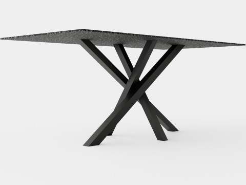 Penny Dining Table 3D Model