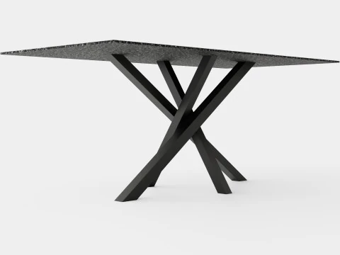 Table &agrave; manger Penny Modèle 3D