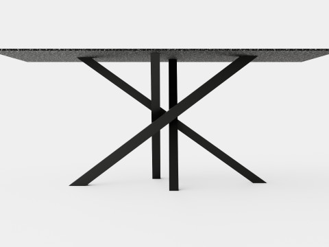 Penny Dining Table Model 3D